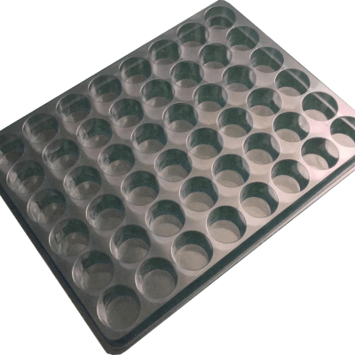 Round Cavity Clear Plastic Trays