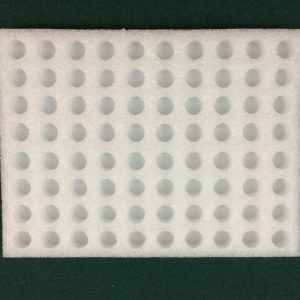 Foam Tray: Cavity Size .75 Diameter
