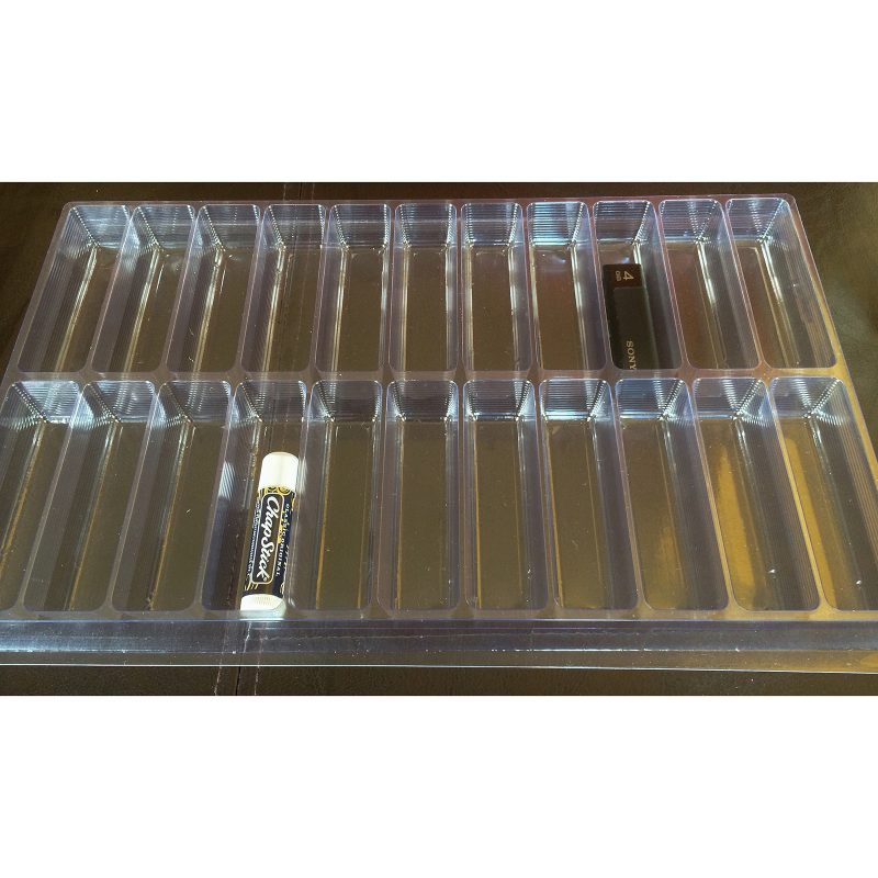 Clear Joint Box Plastic Insert Tray for 5 Mini 70mm Pre Rolled Cones 1