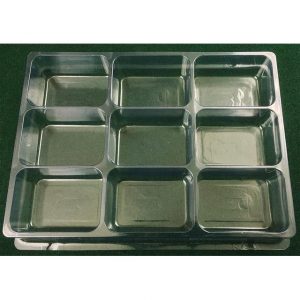 Rectangular Cavity Clear Plastic Trays - 3.3 X 2.3 X 1.6