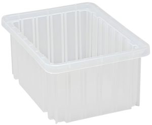 Clear Divider Bin
