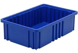 Blue Medium Divider Bin 5"