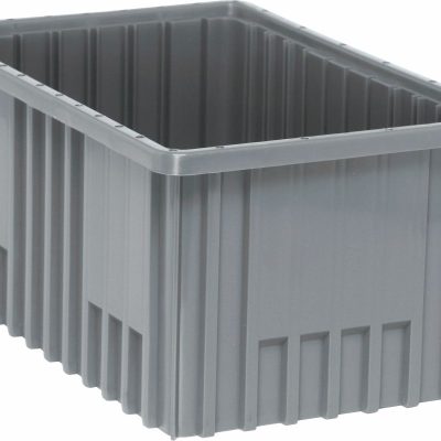 Gray Divider Bin 8" Depth