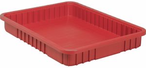 Large Red Divider Bin