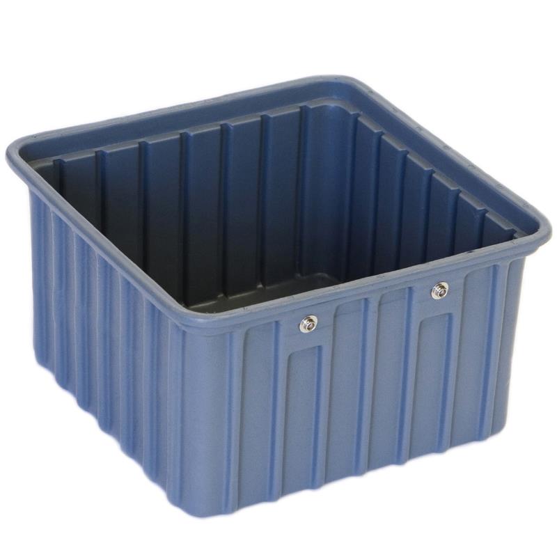 Plastic Bins with Dividers 10.75 X 10.75 X 6.125 - Engineered Components &  Packaging LLC
