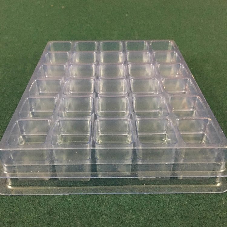 Clear Rectangular Plastic Trays, 13x8 in.