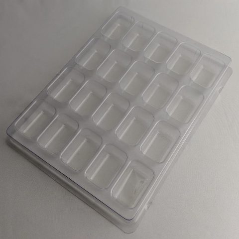 Rectangular Cavity Clear Plastic Trays - 2.19 X 1.31 X 1.13 ...