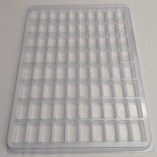 Rectangular Cavity Clear Plastic Trays - 1.50 X 0.85 X 0.75 ...