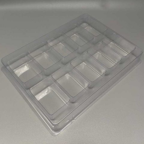 Rectangular Cavity Clear Plastic Trays - 2.88 X 1.88 X 1.25 ...