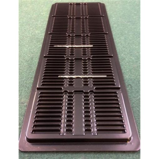 Cylindrical Part Trays - 3.5 X .1 X .1