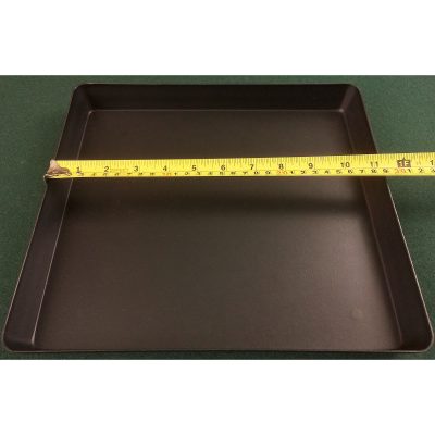 Oil Change Drain Pan, Leak Proof Mini Fridge Drip Tray for Mini Fridges Air  Conditioners Machinery, Black Plastic (2 Pcs)
