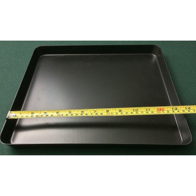 2X BLACK Plastic Drip Tray Ideal for DIY Oil Floor Contamination 63 X 47 X 3cm 