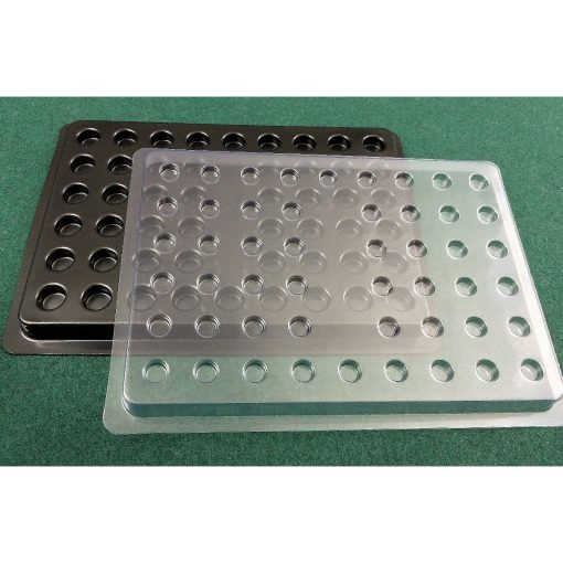 Small Cavity Plastic Trays .400 Diameter X .2