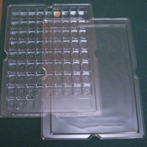 Anti-Static Disposable Shipping Tray .5 X  .5 X .47