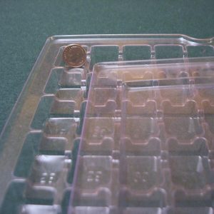 Anti-Static Disposable Shipping Tray .7  X.45 X .35