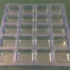 Rectangular Cavity Clear Plastic Trays - 2.25 X 1.65 X 1.36