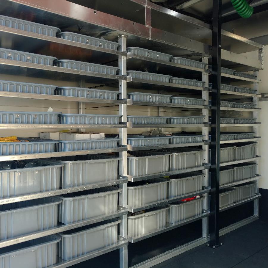 Van Storage Bins Engineered Components Packaging Llc
