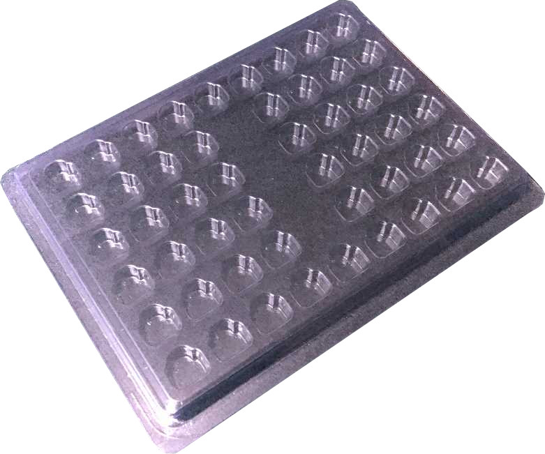 Small Cavity Plastic Tray .42 X .28 X .3