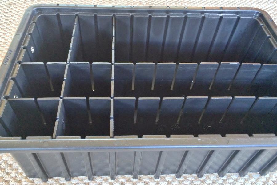 Molded Plastic Bin Dividers