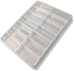 Stock Plastic Trays - Plastic trays in stock for shipping and storage of small parts and electronics.