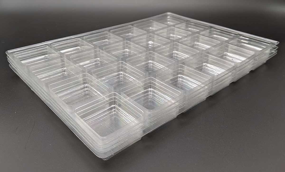 Disposable Food Tray with Dividers 1.2 X 1.1 - Stock Cavity Tray by ECP