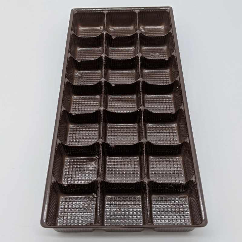 Disposable Food Tray with Dividers 1.19 X 1.19 - Stock Cavity Tray