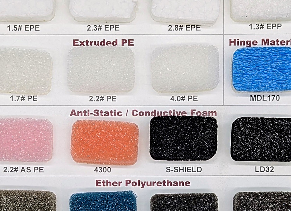 Foam Color Chart for Trays