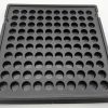 100 Cavity Shipping Tray with Round Cavities