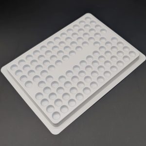 Low Cost White Tray with 100 Cavities