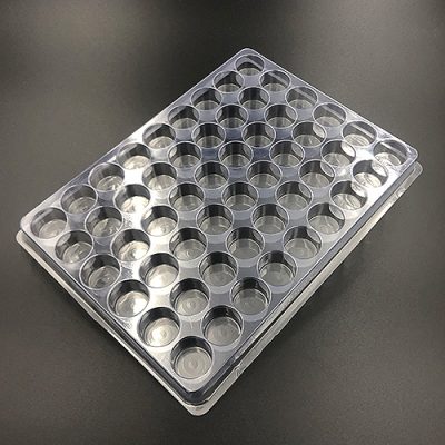 54 cavity plastic shipping tray