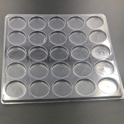 16 Cavity Shipping Tray with Round Cavities