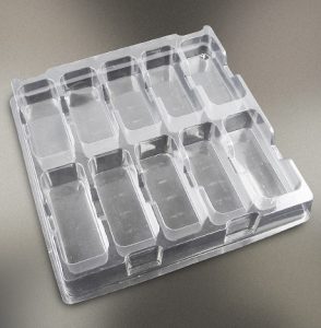 Thermoformed Stacking Tray 10 Cavity