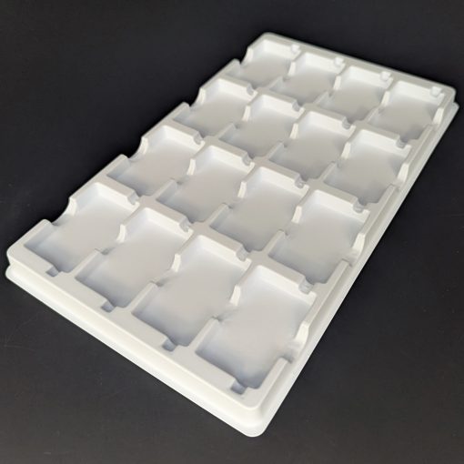 Plastic Shipping Tray shows finger access