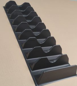 Plastic Merchandising Tray Black